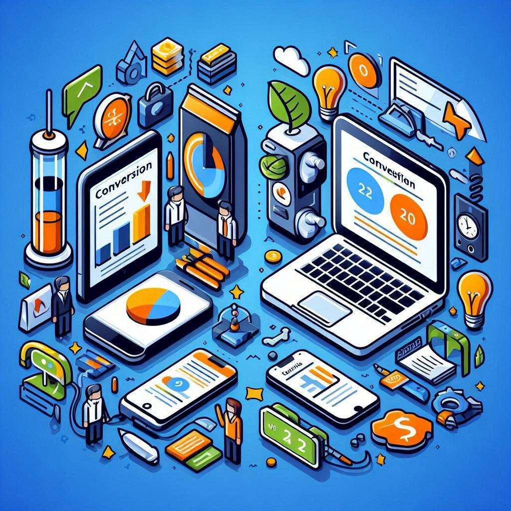 conversion rate mobile vs desktop